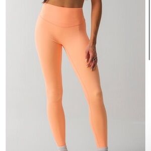 Peach High-Waisted Leggings